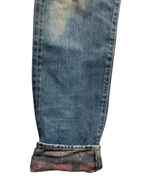 Hysteric Glamour（ヒステリックグラマー）Hysteric Glamour (ヒステリックグラマー) CHECK REMAKE加工デニムパンツ インディゴ サイズ:W30の古着・服飾アイテム