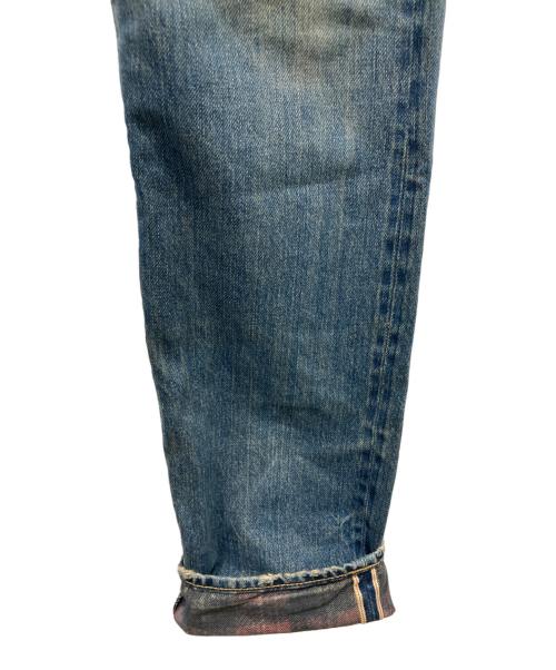 Hysteric Glamour（ヒステリックグラマー）Hysteric Glamour (ヒステリックグラマー) CHECK REMAKE加工デニムパンツ インディゴ サイズ:W30の古着・服飾アイテム