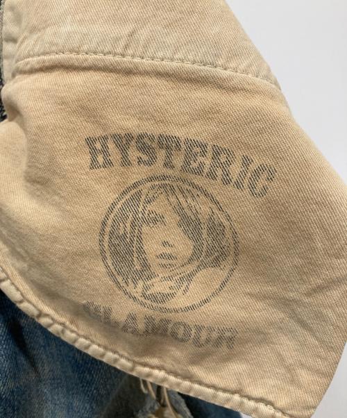 Hysteric Glamour（ヒステリックグラマー）Hysteric Glamour (ヒステリックグラマー) CHECK REMAKE加工デニムパンツ インディゴ サイズ:W30の古着・服飾アイテム