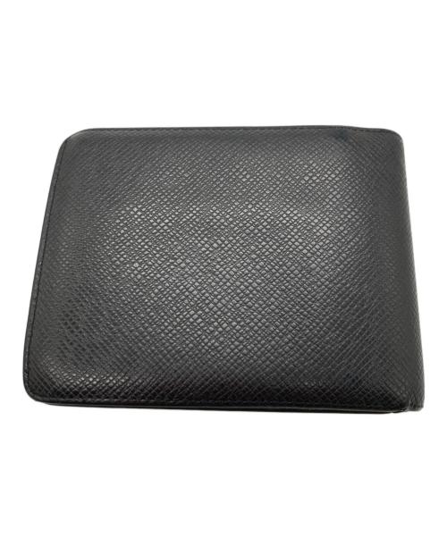 LOUIS VUITTON（ルイ ヴィトン）LOUIS VUITTON (ルイ ヴィトン) タイガ ポルト ビエ・3 ヴォレ 2つ折り財布 ブラックの古着・服飾アイテム