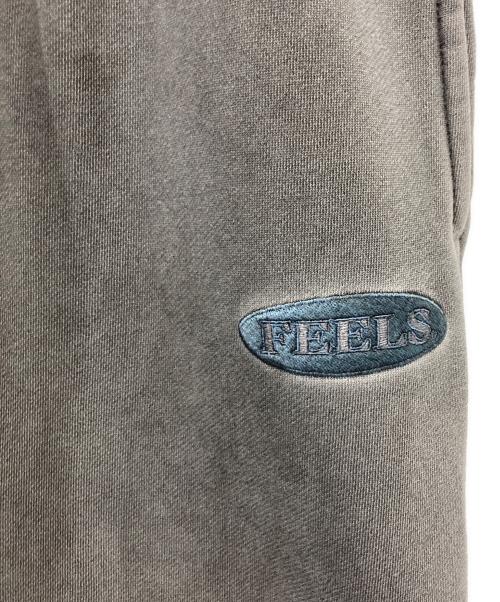 FEELS（フィールズ）FEELS (フィールズ) PIGMENT DYE PANTS / ピグメントダイ ダメージ加工スウェットパンツ グレー サイズ:Freeの古着・服飾アイテム