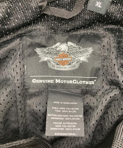 HARLEY-DAVIDSON（ハーレーダビッドソン）HARLEY-DAVIDSON (ハーレーダビッドソン) メッシュレーシングジャケット ブラック サイズ:XLの古着・服飾アイテム