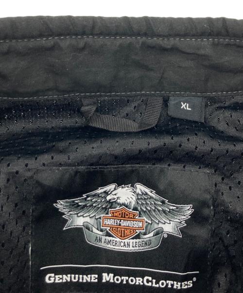 HARLEY-DAVIDSON（ハーレーダビッドソン）HARLEY-DAVIDSON (ハーレーダビッドソン) メッシュレーシングジャケット ブラック サイズ:XLの古着・服飾アイテム