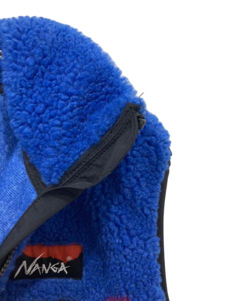 NANGA（ナンガ）NANGA (ナンガ) GRAMICCI (グラミチ) フリースベスト ブルー×パープル サイズ:XLの古着・服飾アイテム