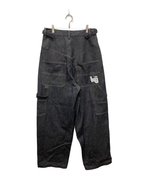 MIJKO（ミコ）MIJKO (ミコ) ダブルニーデニムパンツ インディゴ サイズ:Mの古着・服飾アイテム
