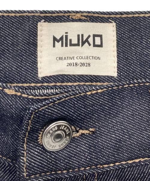 MIJKO（ミコ）MIJKO (ミコ) ダブルニーデニムパンツ インディゴ サイズ:Mの古着・服飾アイテム