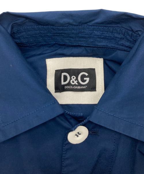 DOLCE & GABBANA（ドルチェ＆ガッバーナ）DOLCE & GABBANA (ドルチェ＆ガッバーナ) ステンカラーコート ネイビー サイズ:38の古着・服飾アイテム