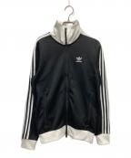 adidasアディダス）の古着「トラックジャケット」｜ブラック×ホワイト