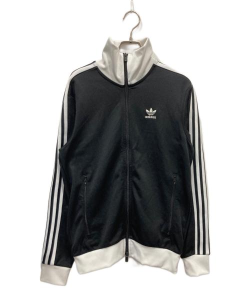 adidas（アディダス）adidas (アディダス) トラックジャケット ブラック×ホワイト サイズ:Sの古着・服飾アイテム