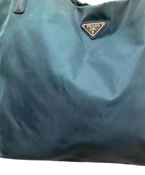 PRADA（プラダ）PRADA (プラダ) ナイロントートバッグ グリーンの古着・服飾アイテム