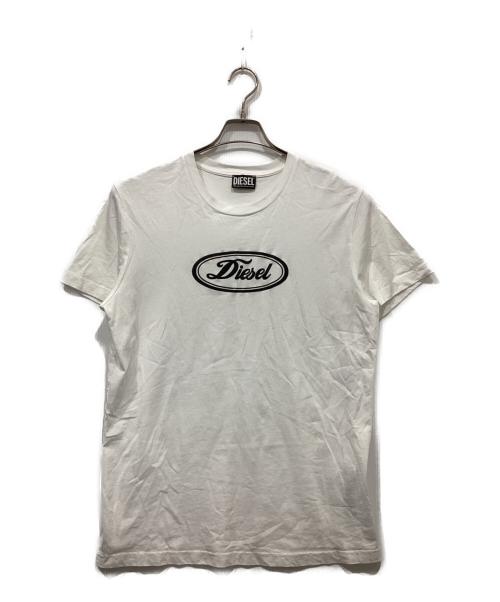 DIESEL（ディーゼル）DIESEL (ディーゼル) プリントTシャツ ホワイト サイズ:XLの古着・服飾アイテム