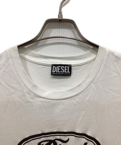 DIESEL（ディーゼル）DIESEL (ディーゼル) プリントTシャツ ホワイト サイズ:XLの古着・服飾アイテム