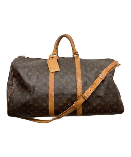 LOUIS VUITTON（ルイ ヴィトン）LOUIS VUITTON (ルイ ヴィトン) ボストンバッグ / キーポル・バンドリエール55 / モノグラム ブラウンの古着・服飾アイテム