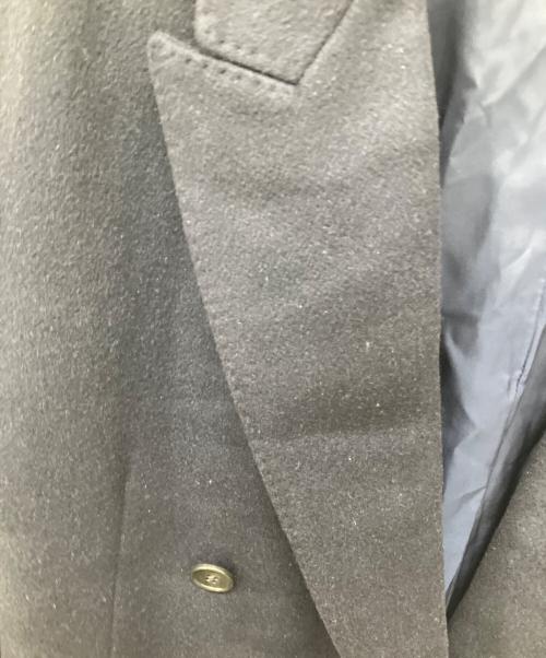 USED（ユーズド）USED (ユーズド) カシミヤダブルブレストコート ネイビー サイズ:Lの古着・服飾アイテム