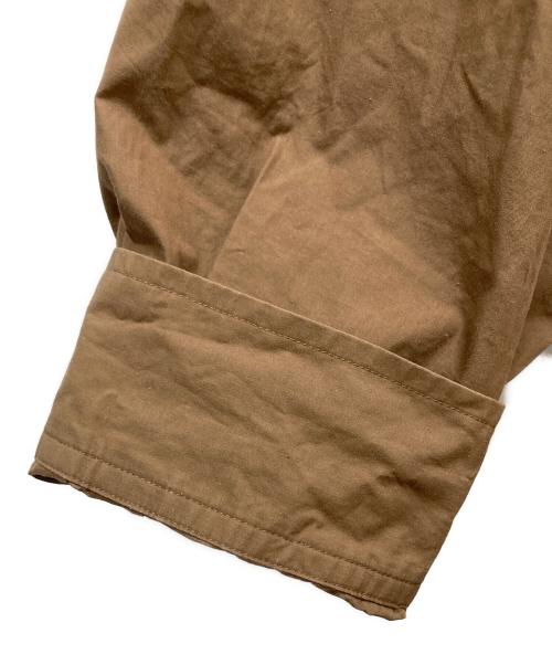 ATON（エイトン）ATON (エイトン) シャツワンピース ブラウン サイズ:2の古着・服飾アイテム