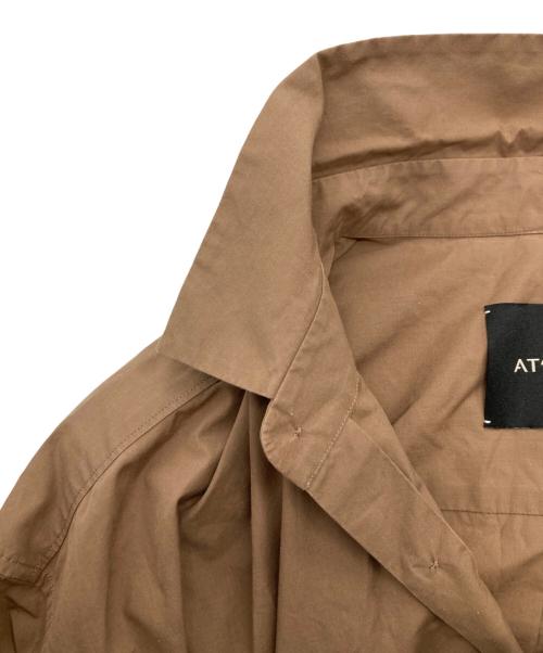 ATON（エイトン）ATON (エイトン) シャツワンピース ブラウン サイズ:2の古着・服飾アイテム