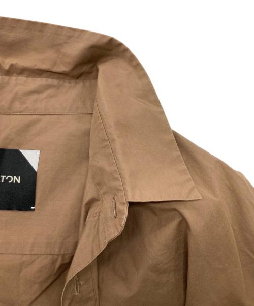 ATON（エイトン）ATON (エイトン) シャツワンピース ブラウン サイズ:2の古着・服飾アイテム