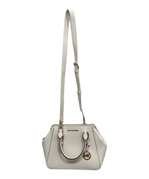 MICHAEL KORS（マイケルコース）MICHAEL KORS (マイケルコース) ハンドバッグ ホワイトの古着・服飾アイテム