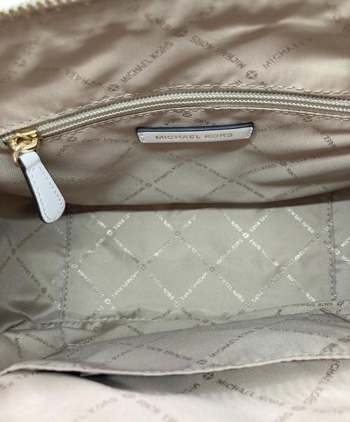 MICHAEL KORS（マイケルコース）MICHAEL KORS (マイケルコース) ハンドバッグ ホワイトの古着・服飾アイテム