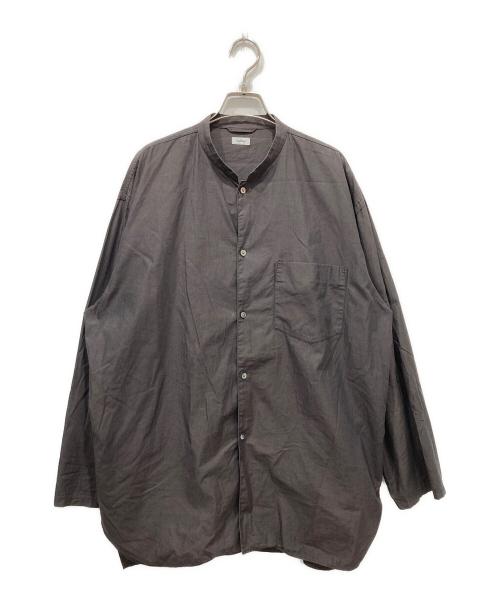 BLURHMS（ブラームス）BLURHMS (ブラームス) バンドカラーシャツ ブラック サイズ:3の古着・服飾アイテム