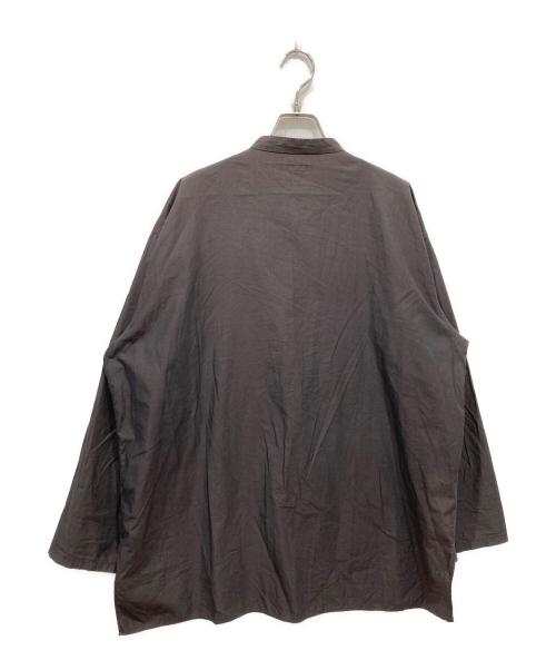 BLURHMS（ブラームス）BLURHMS (ブラームス) バンドカラーシャツ ブラック サイズ:3の古着・服飾アイテム