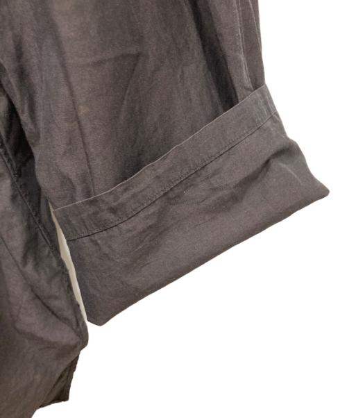 BLURHMS（ブラームス）BLURHMS (ブラームス) バンドカラーシャツ ブラック サイズ:3の古着・服飾アイテム