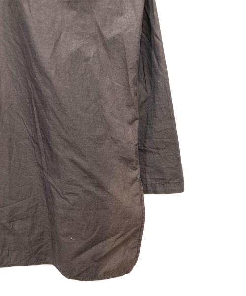 BLURHMS（ブラームス）BLURHMS (ブラームス) バンドカラーシャツ ブラック サイズ:3の古着・服飾アイテム