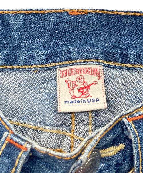 TRUE RELIGION（トゥルー レリジョン）TRUE RELIGION (トゥルー レリジョン) フレアデニム インディゴ サイズ:ROW 30 / SEAT 33の古着・服飾アイテム