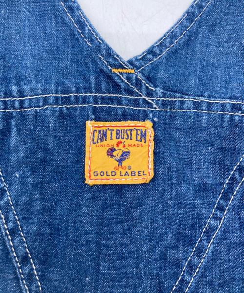 CAN'T BUST'EM（キャントバステム）CAN'T BUST'EM (キャントバステム) デニムオーバーオール インディゴ サイズ:下記参照の古着・服飾アイテム