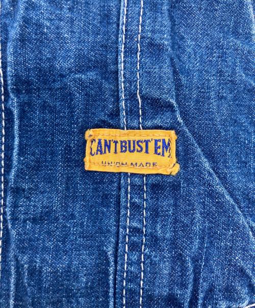 CAN'T BUST'EM（キャントバステム）CAN'T BUST'EM (キャントバステム) デニムオーバーオール インディゴ サイズ:下記参照の古着・服飾アイテム