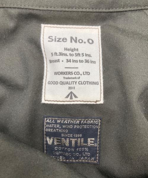 WORKERS（ワーカーズ）WORKERS (ワーカーズ) VENTILE RAF PARKA カーキの古着・服飾アイテム