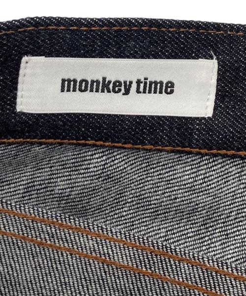 MONKEY TIME（モンキータイム）MONKEY TIME (モンキータイム) リジッド デニム バギー パンツ ブルー サイズ:Mの古着・服飾アイテム