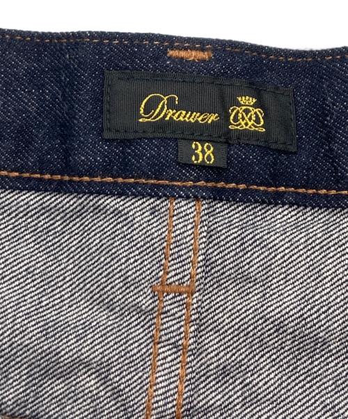 DRAWER（ドゥロワー）DRAWER (ドゥロワー) 5Pセンタープレスデニムパンツ ブルー サイズ:38の古着・服飾アイテム