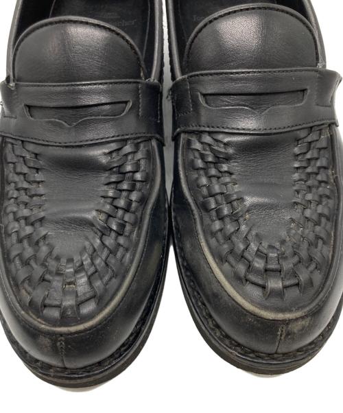 foot the coacher（フットザコーチャー）foot the coacher (フットザコーチャー) ローファー ブラック サイズ:7 1/2の古着・服飾アイテム
