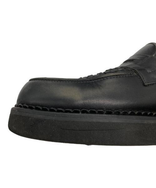 foot the coacher（フットザコーチャー）foot the coacher (フットザコーチャー) ローファー ブラック サイズ:7 1/2の古着・服飾アイテム