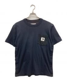 sacai×Carhartt WIP（サカイ×カーハート ワーク イン プログレス）の古着「ポケットTシャツ」｜ブラック