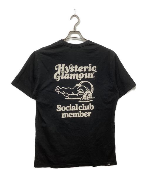 Hysteric Glamour（ヒステリックグラマー）Hysteric Glamour (ヒステリックグラマー) SWAMP MUSIC プリントTシャツ ブラック サイズ:Lの古着・服飾アイテム