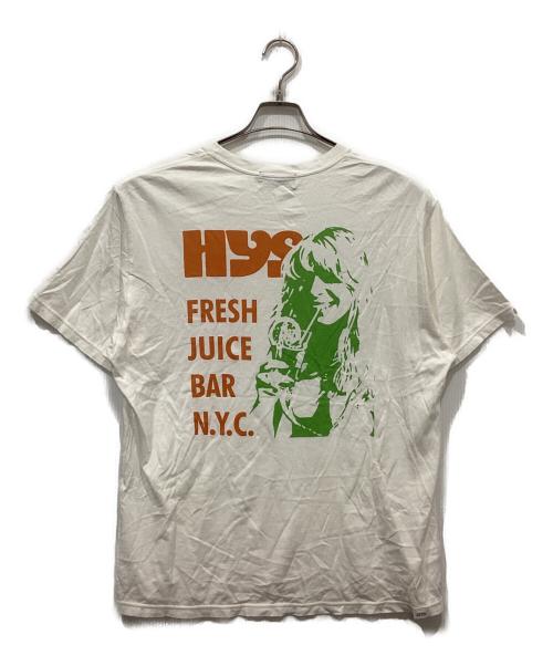 Hysteric Glamour（ヒステリックグラマー）Hysteric Glamour (ヒステリックグラマー) FRESH JUICE BAR T-Shirt ホワイト サイズ:Lの古着・服飾アイテム