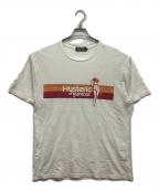 Hysteric Glamourヒステリックグラマー）の古着「プリントTシャツ」｜ホワイト