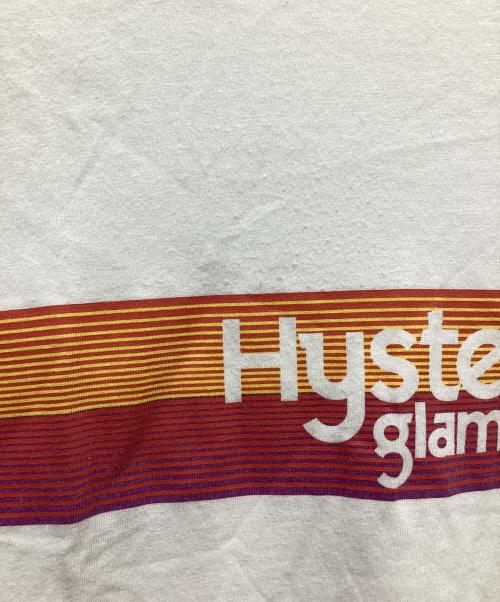 Hysteric Glamour（ヒステリックグラマー）Hysteric Glamour (ヒステリックグラマー) プリントTシャツ ホワイト サイズ:Lの古着・服飾アイテム