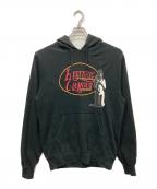 Hysteric Glamourヒステリックグラマー）の古着「HYS GIRL プリントプルオーバーパーカー」｜ブラック