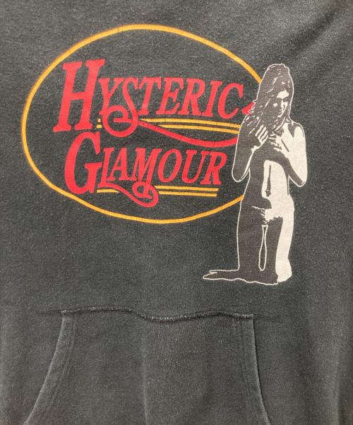 Hysteric Glamour（ヒステリックグラマー）Hysteric Glamour (ヒステリックグラマー) HYS GIRL プリントプルオーバーパーカー ブラック サイズ:Mの古着・服飾アイテム