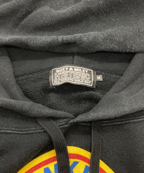 Hysteric Glamour（ヒステリックグラマー）Hysteric Glamour (ヒステリックグラマー) YANKEE GIRL プルオーバーパーカー ブラック サイズ:Mの古着・服飾アイテム