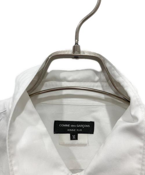 COMME des GARCONS HOMME PLUS（コムデギャルソンオムプリュス）COMME des GARCONS HOMME PLUS (コムデギャルソンオムプリュス) カフスシャツ ホワイト サイズ:Mの古着・服飾アイテム
