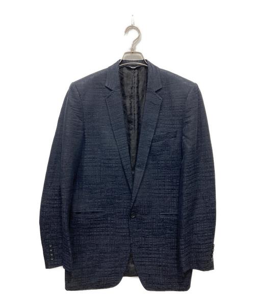 DOLCE & GABBANA（ドルチェ＆ガッバーナ）DOLCE & GABBANA (ドルチェ＆ガッバーナ) テーラードジャケット ネイビー サイズ:46の古着・服飾アイテム