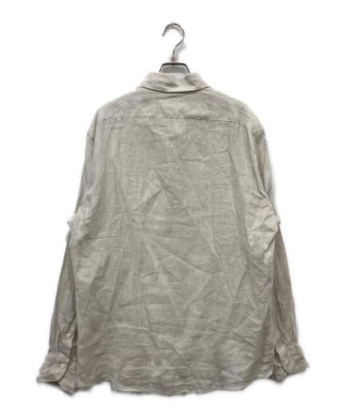 giannetto（ジャンネット）giannetto (ジャンネット) リネンシャツ ベージュ サイズ:44の古着・服飾アイテム