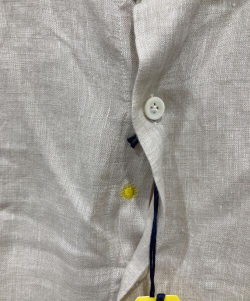 giannetto（ジャンネット）giannetto (ジャンネット) リネンシャツ ベージュ サイズ:44の古着・服飾アイテム
