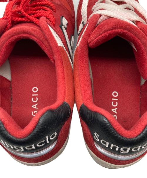 Sangacio（サンガッチョ）Sangacio (サンガッチョ) ローカットスニーカー レッド サイズ:25.5の古着・服飾アイテム