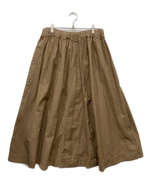 45R（フォーティファイブ・アール）45R (フォーティファイブ・アール) 葉山ものがたり 504オックスのスカート ベージュ サイズ:FREEの古着・服飾アイテム