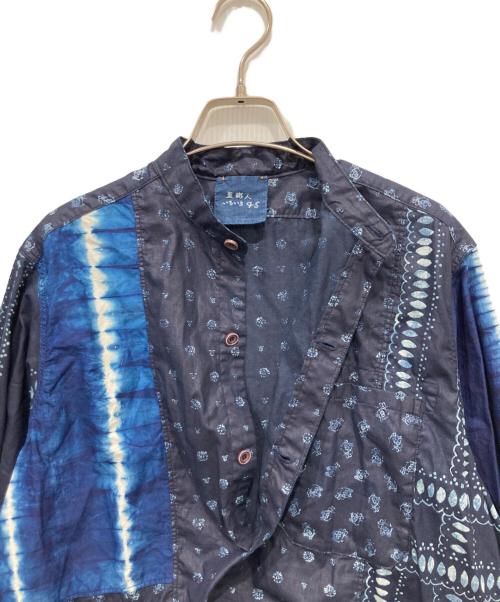 45R（フォーティファイブ・アール）45R (フォーティファイブ・アール) 藍染シャツ インディゴ サイズ:Freeの古着・服飾アイテム
